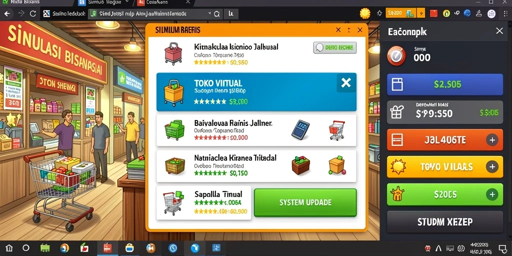 me355 - Screenshot kedua menunjukkan peta luas yang bisa dijelajahi.